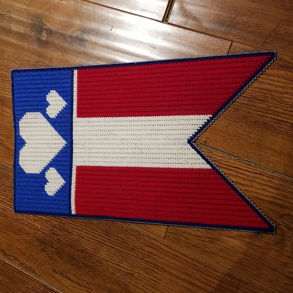 Red, White and Blue Pennant Flag
